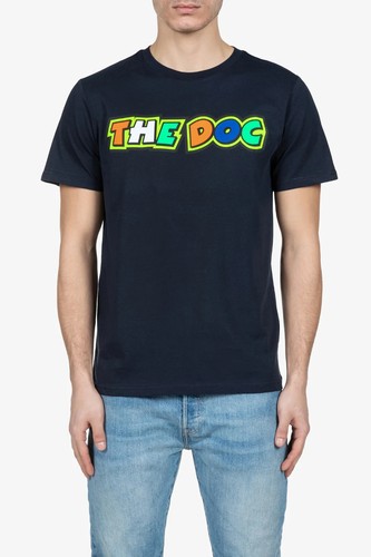 Shirt navy vr46 valentino - t-shirt,